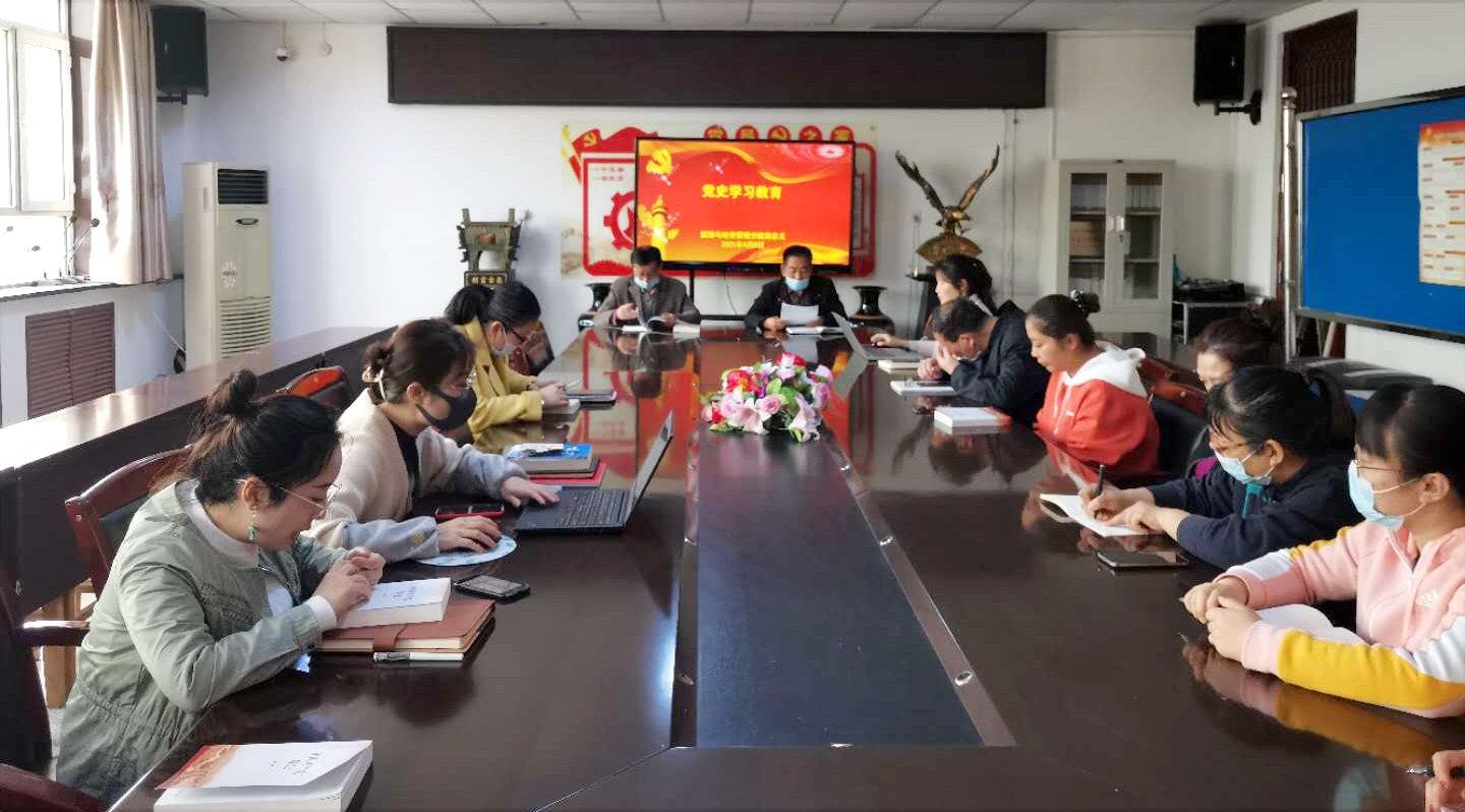 旅游与经济管理分院党总支开展“学四史 守初心”主题教育活动
