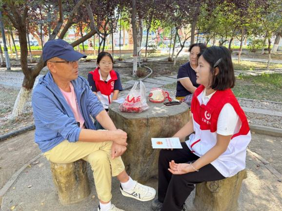 追寻红色足迹 赓续兵团精神 ——红脉・薪火实践团赴八师143团、马家坪社区开展“三下乡”社会实践